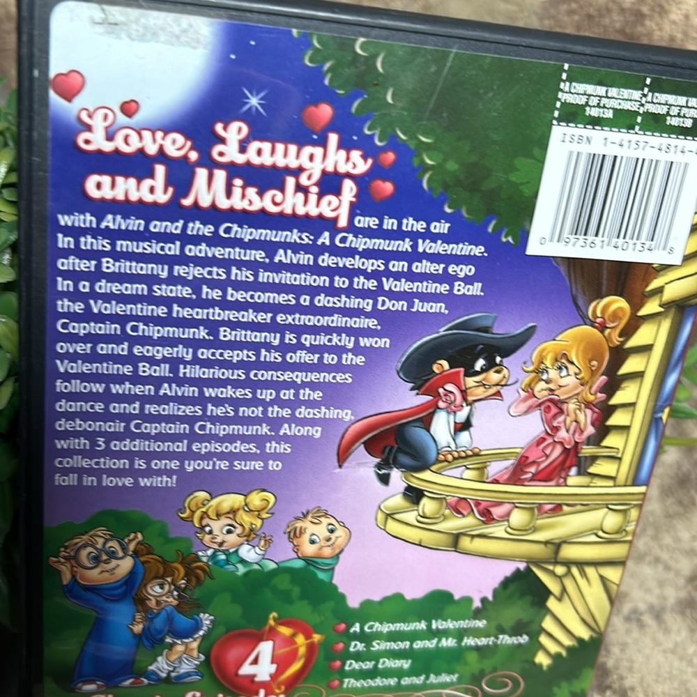 Alvin and the Chipmunks A Chipmunk Valentine DVD Valentine’s Day Special - Picture 4 of 4